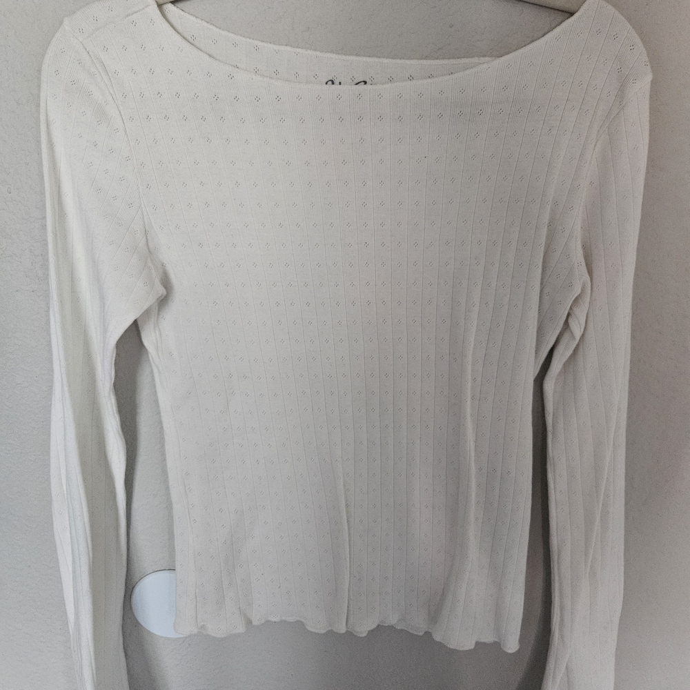 PacSun White Blouse Top